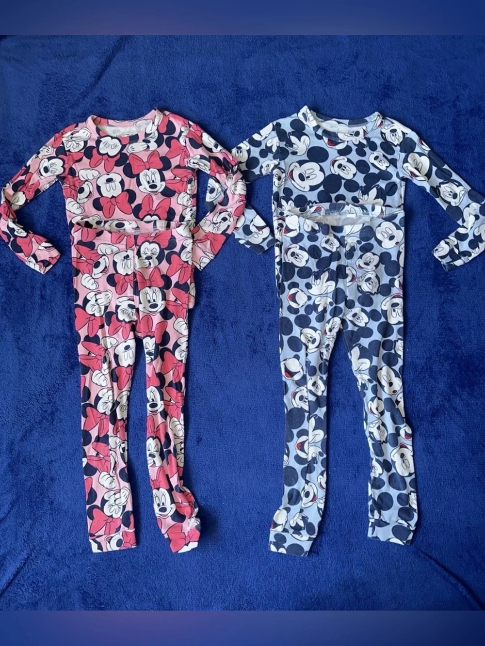 Gap Disney Girls Lot of 2 Two Piece PJ Pajama Set Size 5T Mickey Minnie Mouse